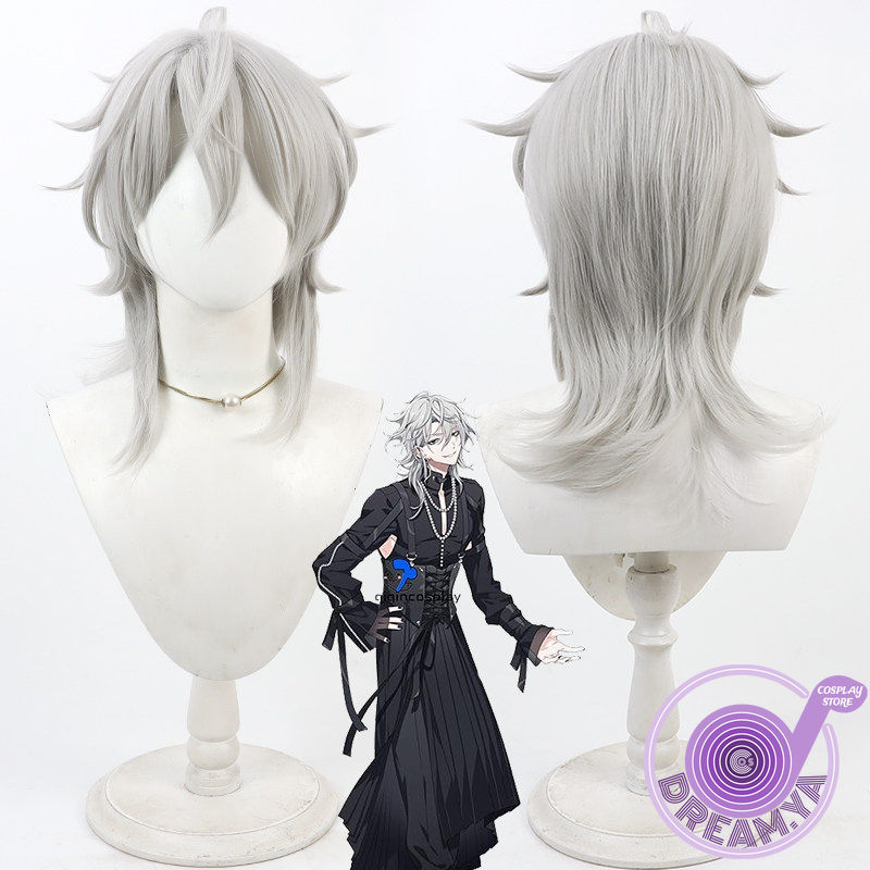 Synthetic Wigs - Domeki Kuguri Cosplay Wig 18TRIP Gray