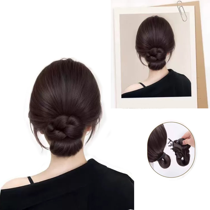 Synthetic Hair Accessories Bun - Claw Clip Messy Bun Hair Piece review and price
