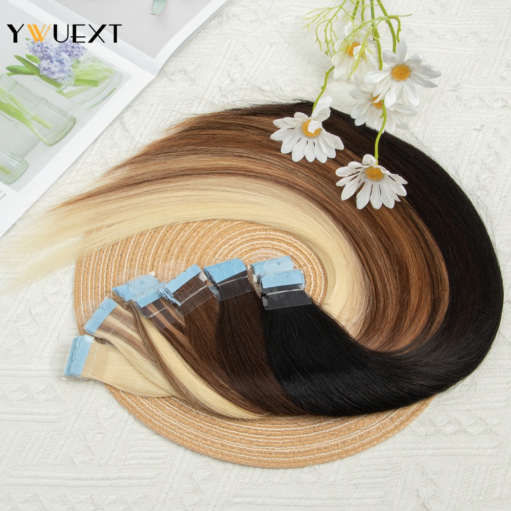 YWUEXT Mini Tape in Human Hair - Invisible Tape In Extensions Real Hair review and price