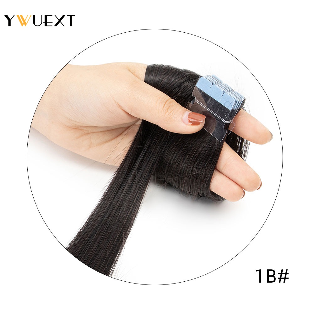 YWUEXT Mini Tape in Human Hair - Invisible Tape In Extensions Real Hair review and price