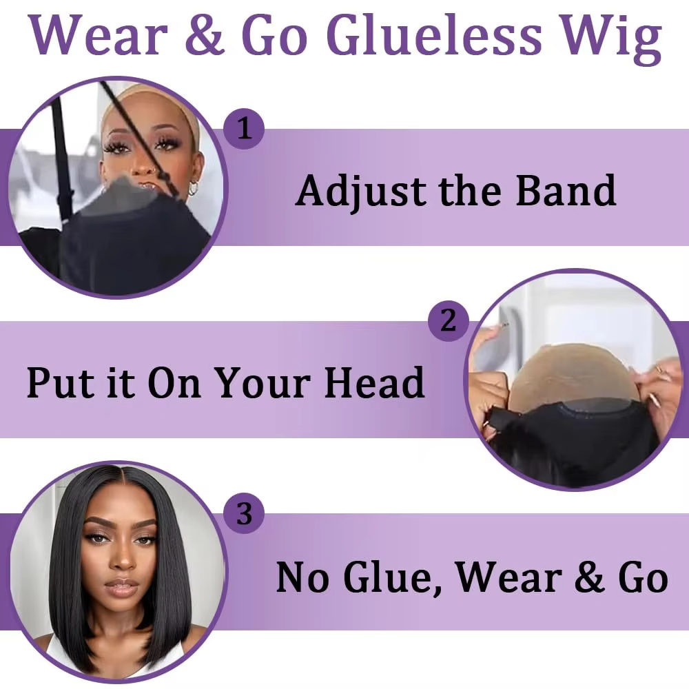 Glueless Wigs Human Hair Pre P - Glueless Wear And Go Human Hair Wig review and price
