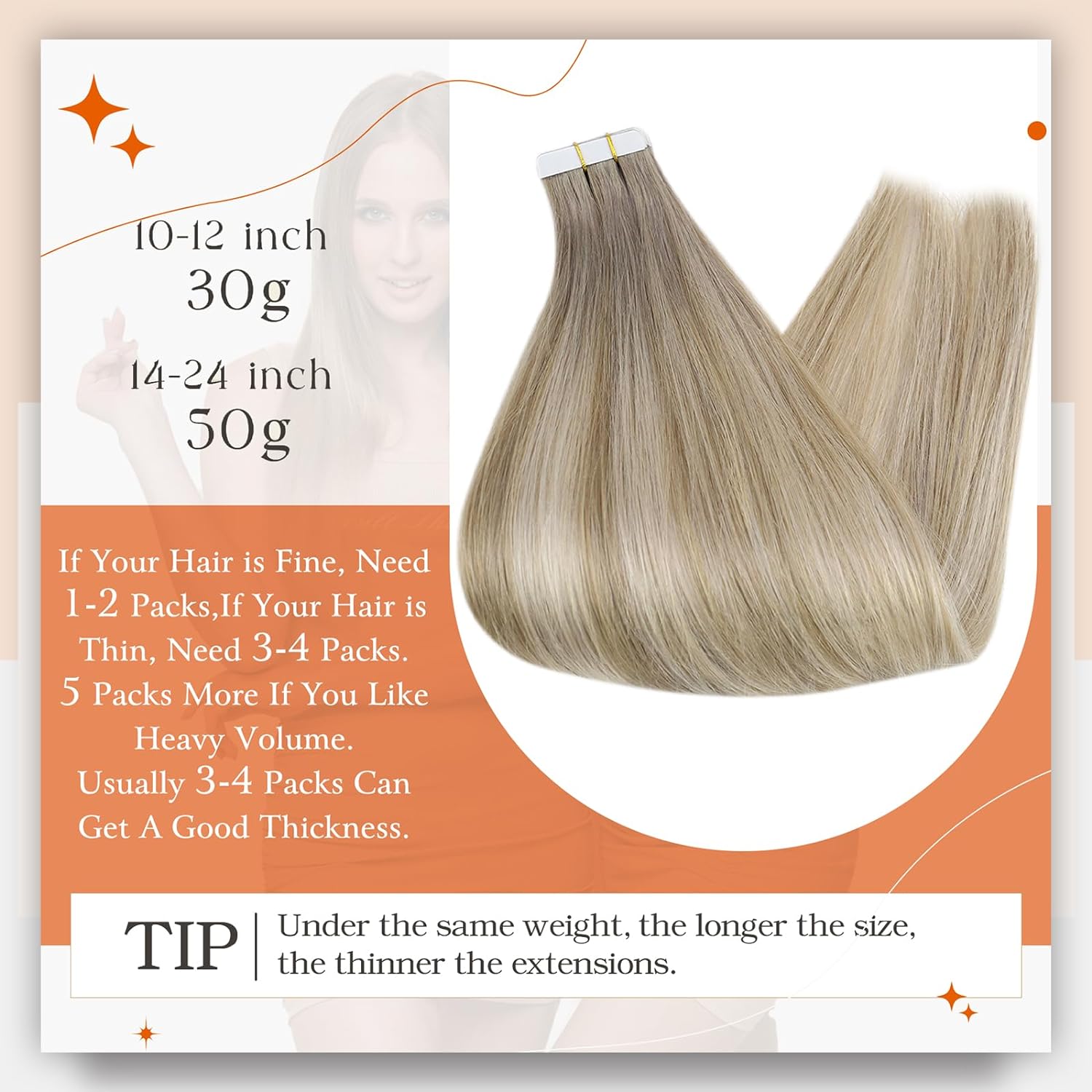 Full Shine Tape In Human Hair  - Invisible Tape In Extensions Real Hair review and price