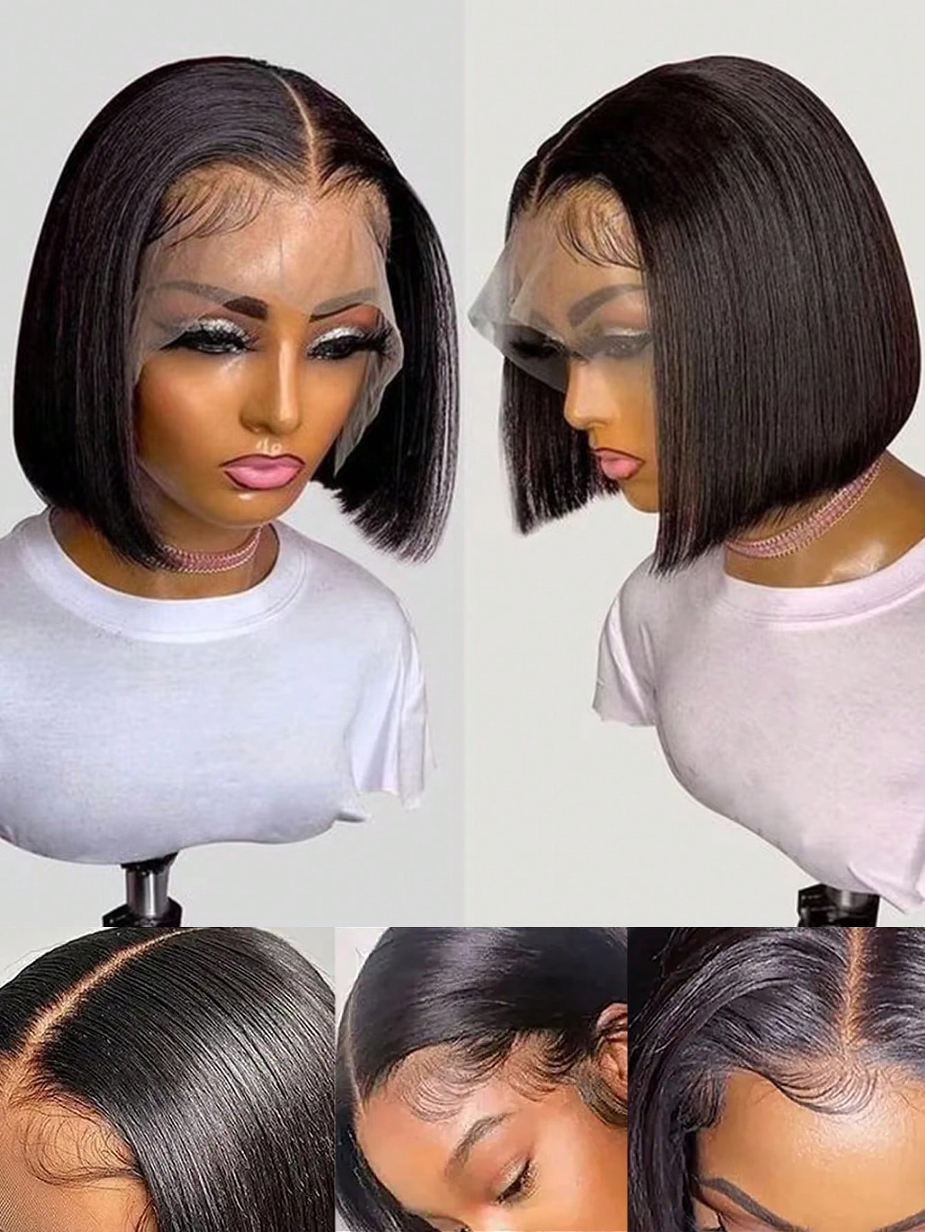 Gowik 250% Density 13x4 Lace F - Pre Parted 13X4 Lace Front Bob Wig review and price