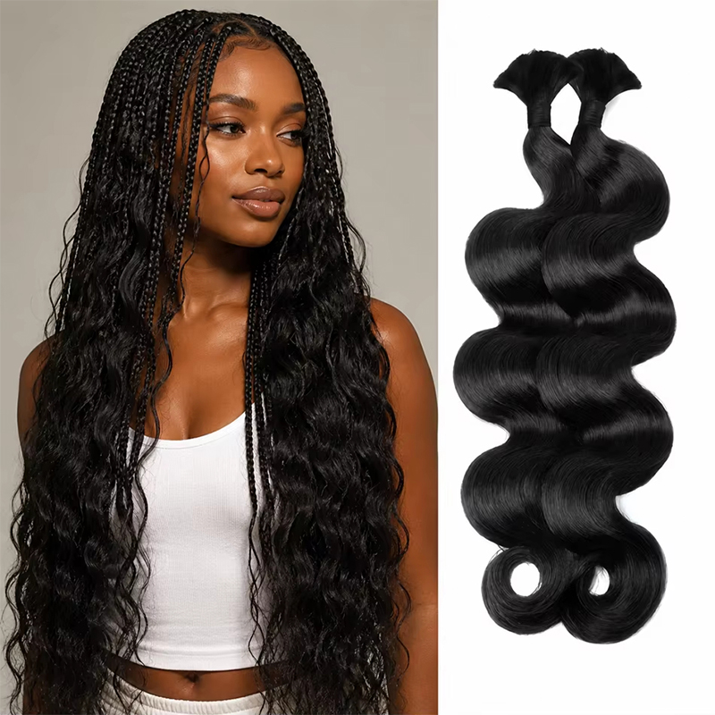 12A 12-30 Inch 1-5PCS Human Br - Water Wave Bulk Human Hair For Braiding review and price