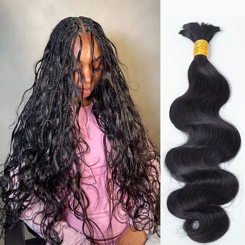 12A 12-30 Inch 1-5PCS Human Br - Water Wave Bulk Human Hair For Braiding review and price