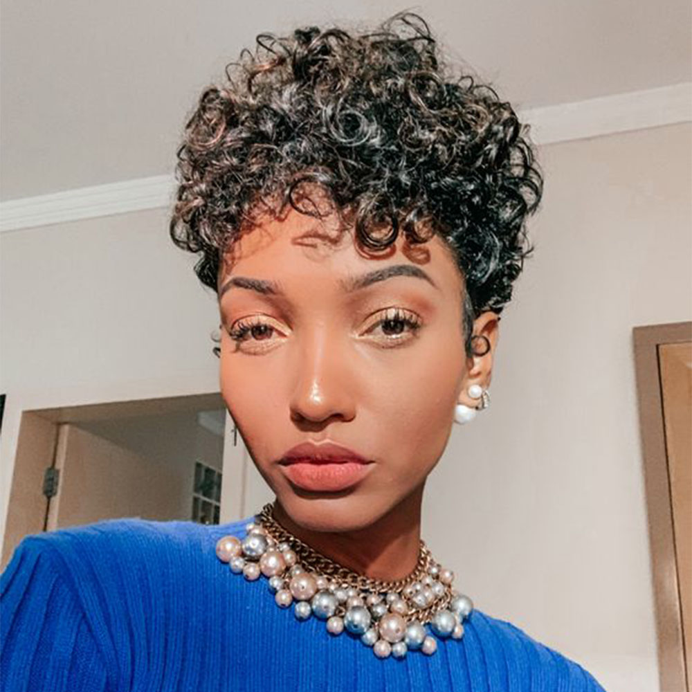 Short Pixie Cut Wig Curly Huma - Short Pixie Cut Wig Human Hair Cheap review and price