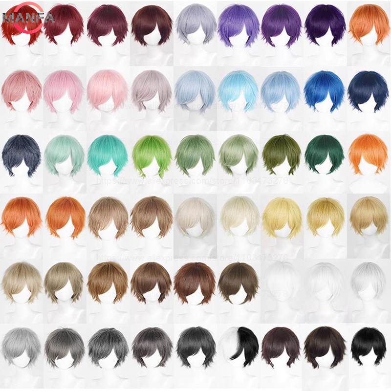 Anime 30cm Short Straight Cosp - Synthetic Braided Wigs For Black Women review and price