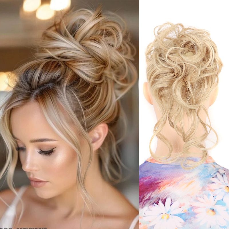 Messy Hair Bun Hair pieces for - Claw Clip Messy Bun Hair Piece review and price