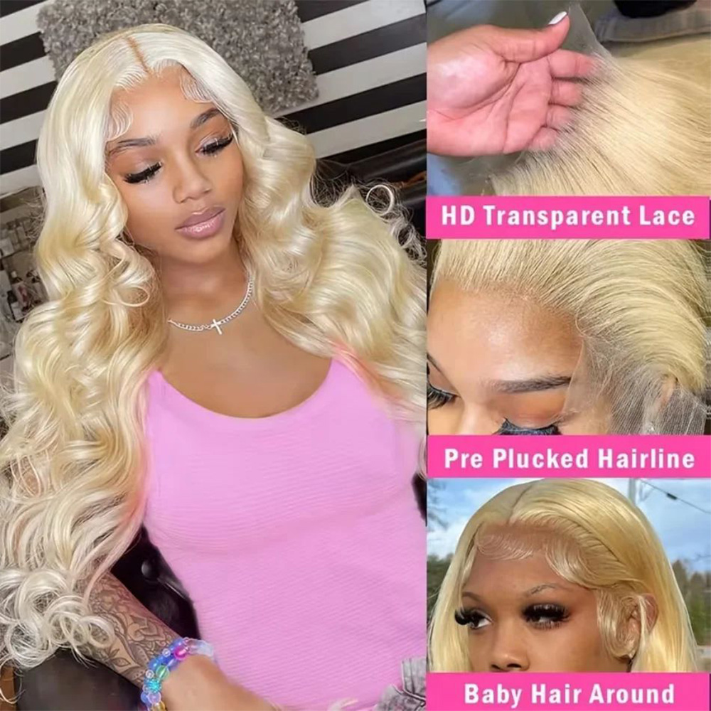 613 13x6 HD Transparent Lace F - 613 Blonde Body Wave Lace Front Wig review and price