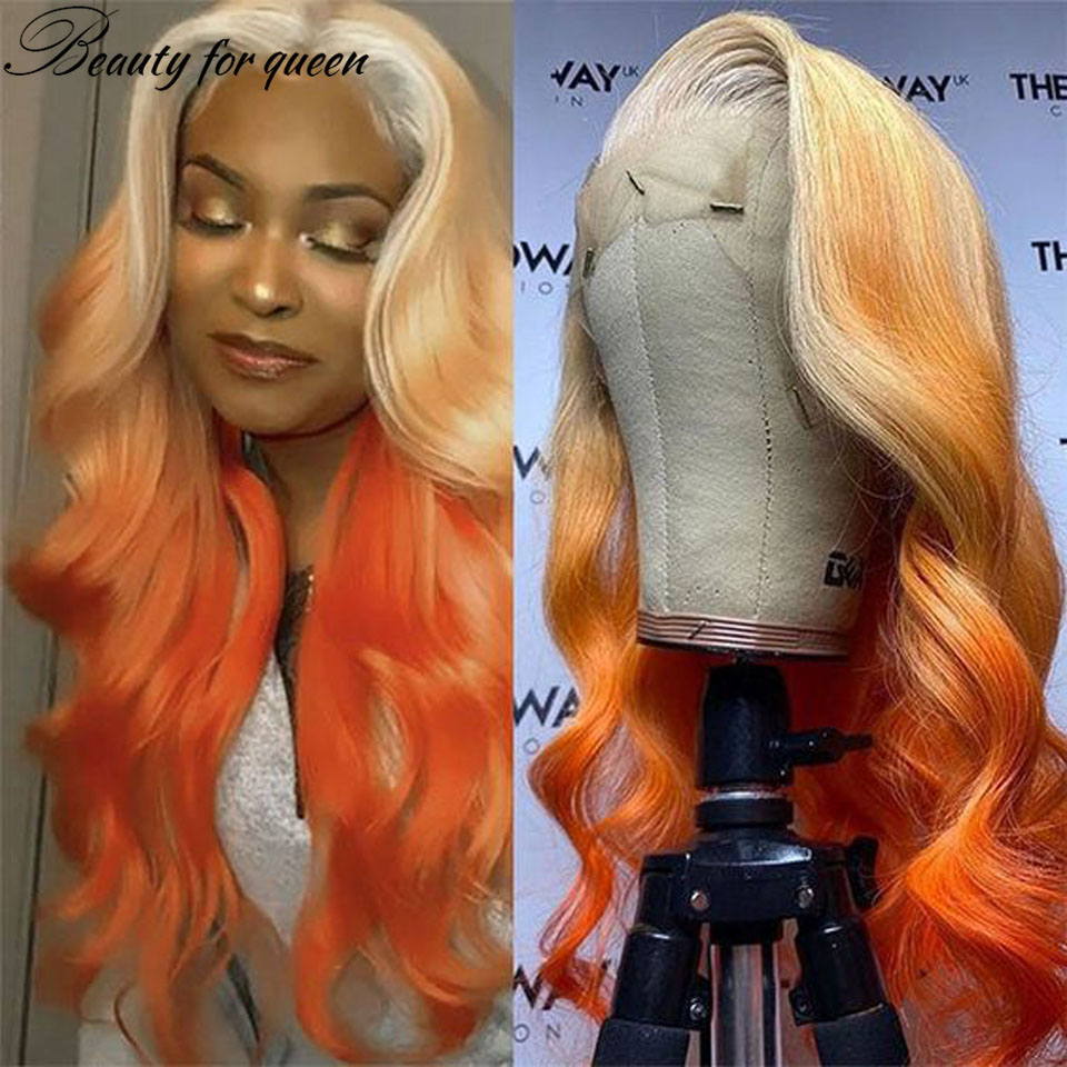 Ginger 613 Orange Body Wave Tr - 613 Blonde Body Wave Lace Front Wig review and price