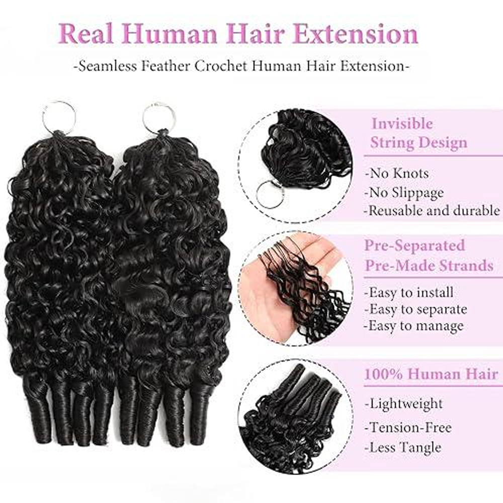 Human Crochet Hair for Black W - Hair Bundles review and price