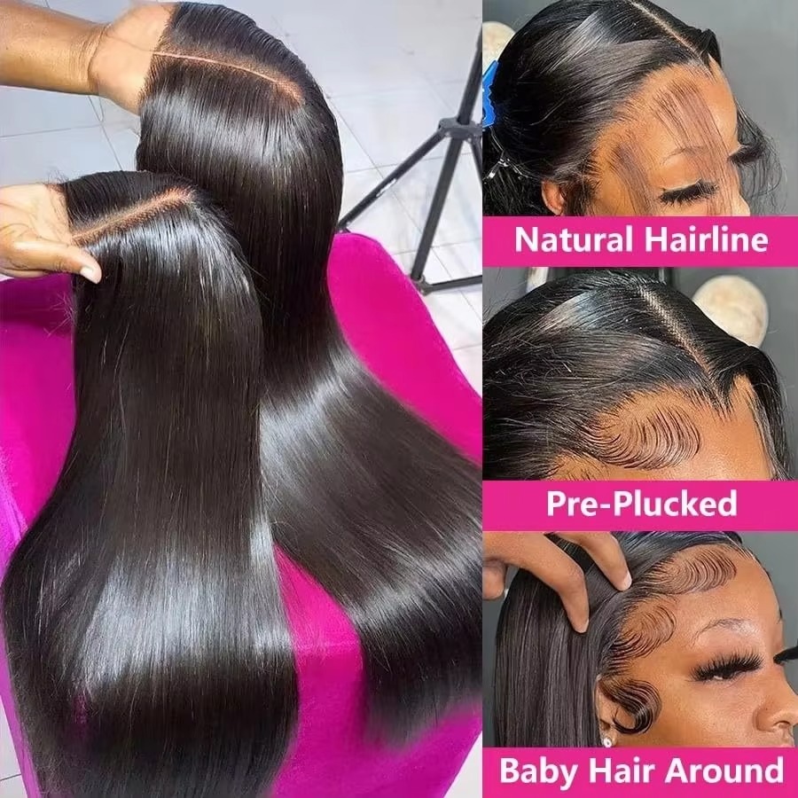 36 38 Inch 13x6 HD Transparent - Glueless Wear And Go Human Hair Wig review and price