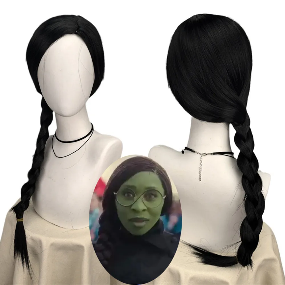 Wicked Elphaba Wigs for Women  - Synthetic Braided Wigs For Black Women review and price