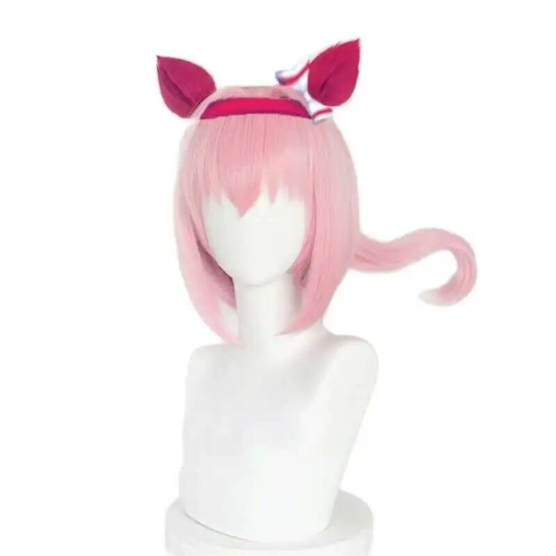 Uma Musume Haru Urara Cosplay  - Synthetic Wigs review and price