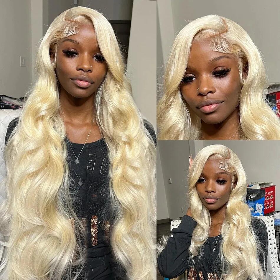 613 Blonde 13x6 HD Transparent - 613 Blonde Body Wave Lace Front Wig review and price