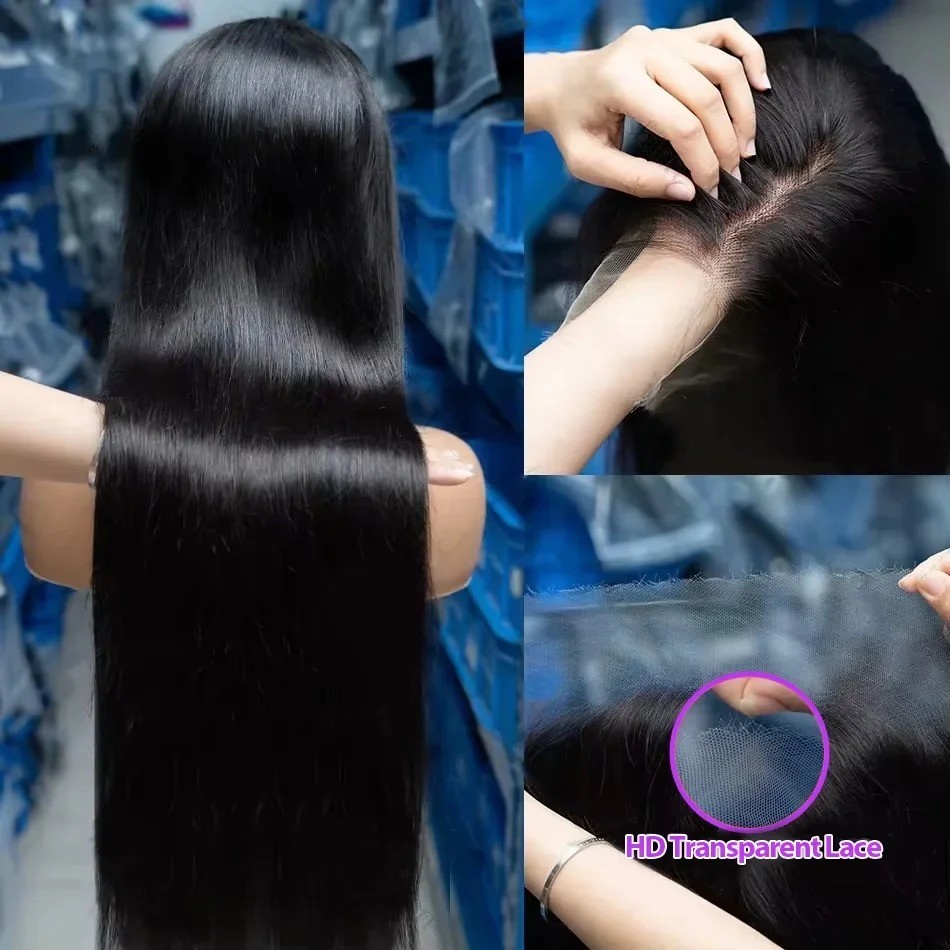 Glueless Bone Straight Human H - Human Hair Wigs review and price
